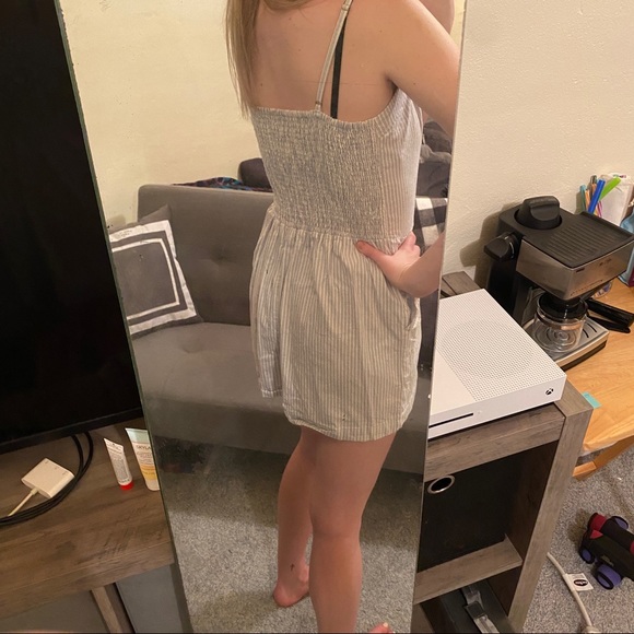 White & Blue Rompers - Picture 4 of 8